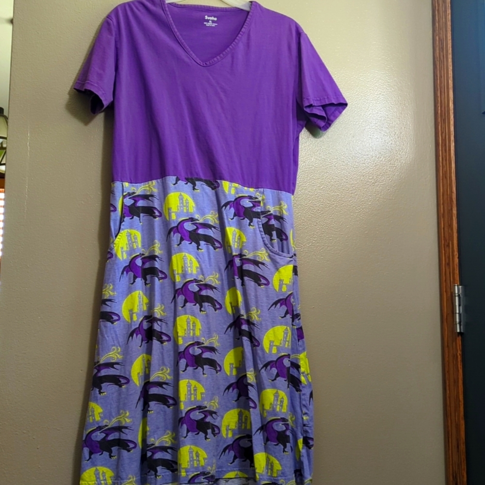 Svaha purple dragon dress